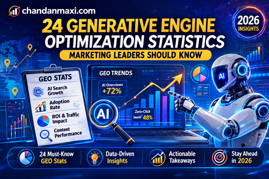 24 generative engine optimization statistics marketing leaders should know