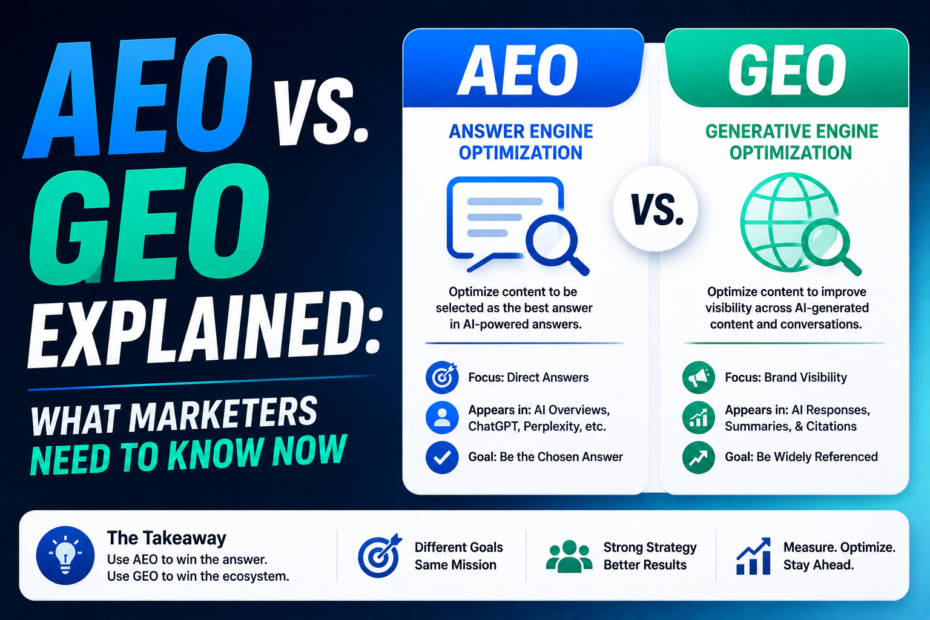 AEO vs. GEO explained