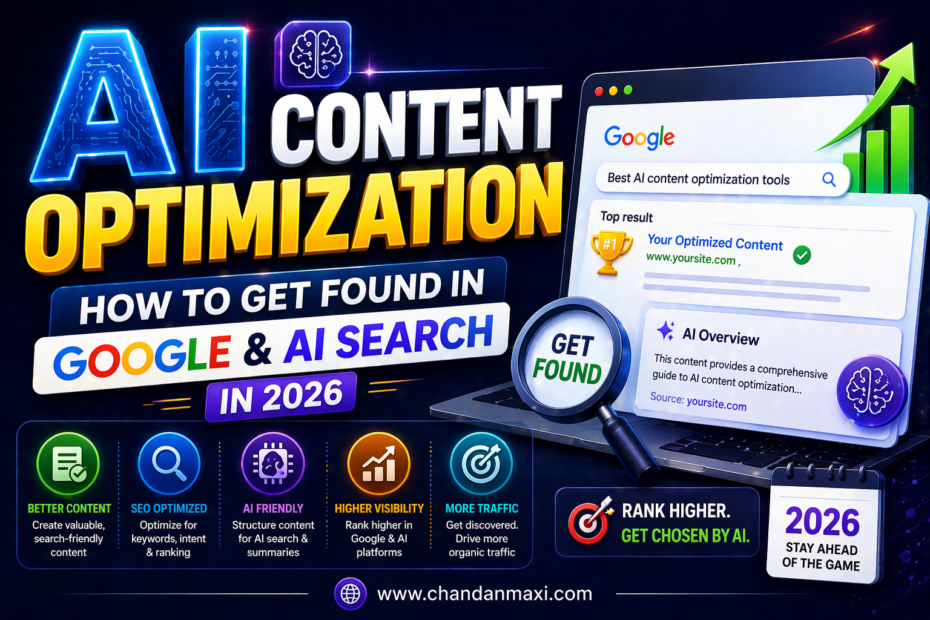 AI content optimization-How to get found in Google and AI search in 2026