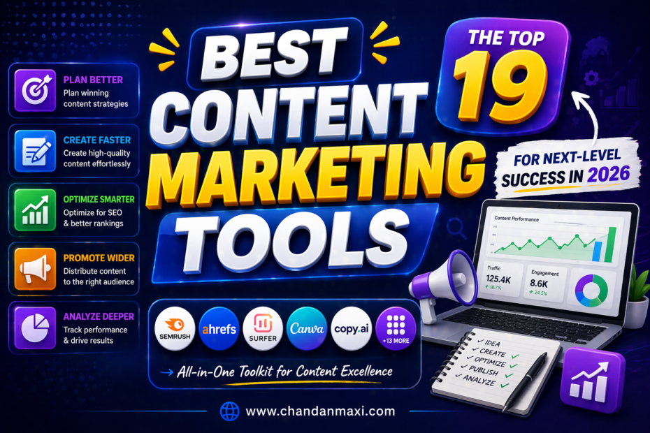 Best Content Marketing Tools: The Top 19 for Next-Level Success in 2026