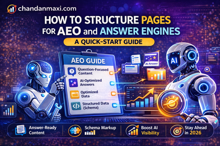 How to structure pages for AEO and answer engines A quick-start guide