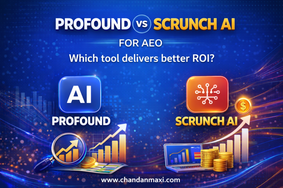 Profound vs Scrunch AI for AEO-Which tool delivers better ROI?