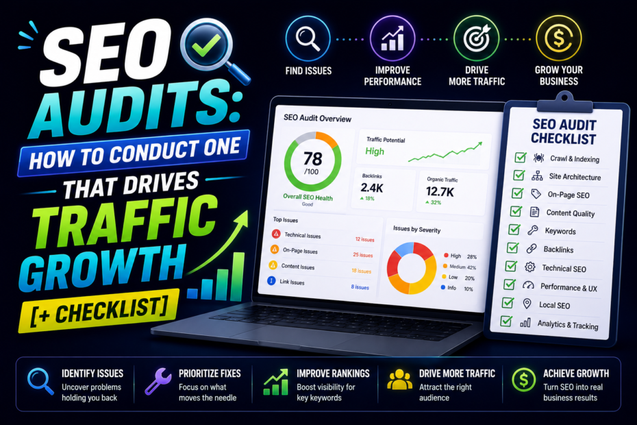 SEO audits How to conduct one that drives traffic growth