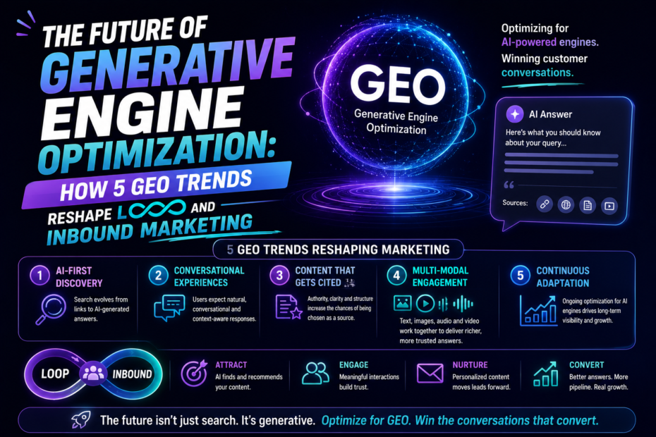 The future of generative engine optimization